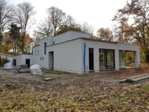 Transformation d’une habitation avec toiture a versants en toit plat – Tournai
